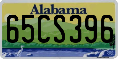 AL license plate 65CS396