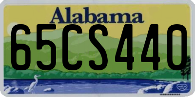 AL license plate 65CS440