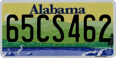 AL license plate 65CS462