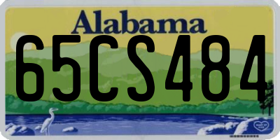 AL license plate 65CS484