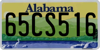 AL license plate 65CS516