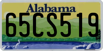 AL license plate 65CS519
