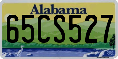 AL license plate 65CS527