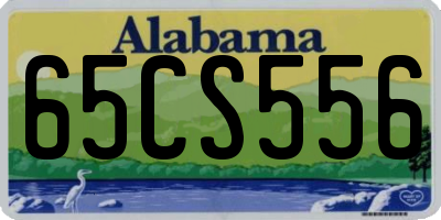 AL license plate 65CS556
