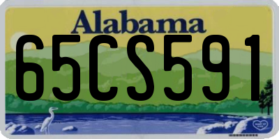 AL license plate 65CS591