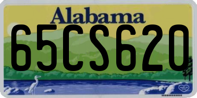 AL license plate 65CS620