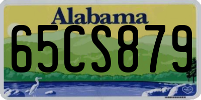 AL license plate 65CS879