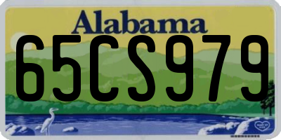 AL license plate 65CS979