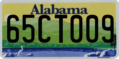 AL license plate 65CT009