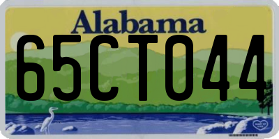 AL license plate 65CT044