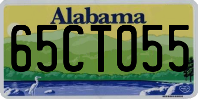 AL license plate 65CT055