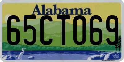 AL license plate 65CT069