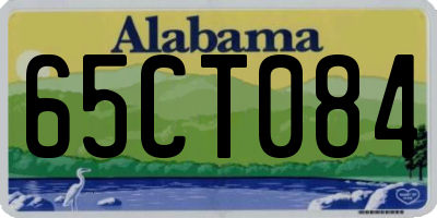 AL license plate 65CT084