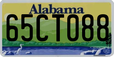 AL license plate 65CT088