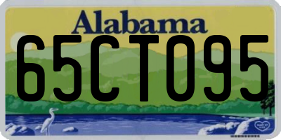 AL license plate 65CT095