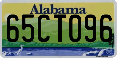 AL license plate 65CT096