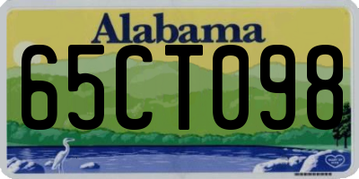 AL license plate 65CT098