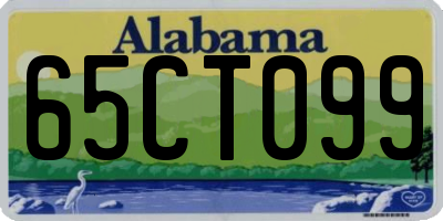 AL license plate 65CT099