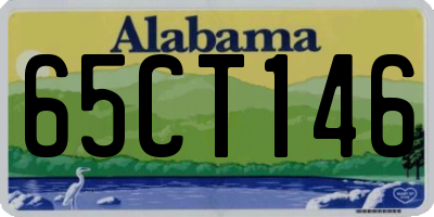 AL license plate 65CT146