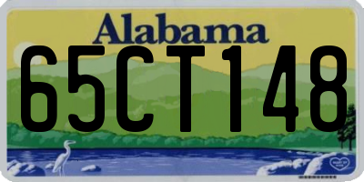 AL license plate 65CT148