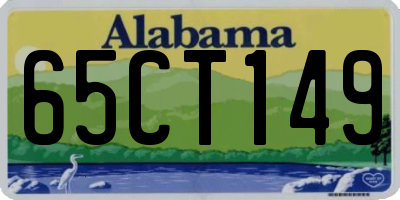 AL license plate 65CT149
