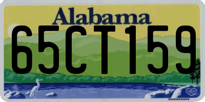 AL license plate 65CT159
