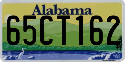 AL license plate 65CT162