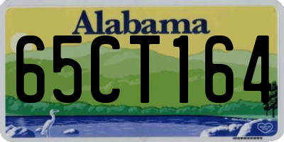 AL license plate 65CT164