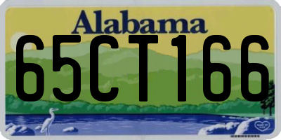 AL license plate 65CT166
