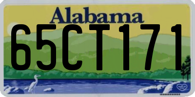 AL license plate 65CT171