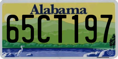 AL license plate 65CT197