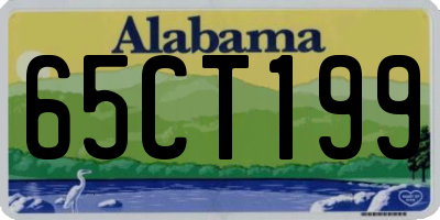 AL license plate 65CT199