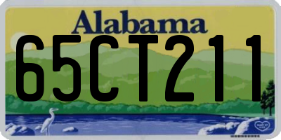 AL license plate 65CT211