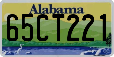 AL license plate 65CT221