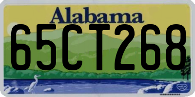 AL license plate 65CT268