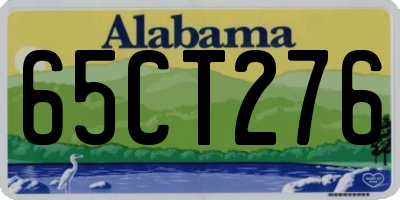 AL license plate 65CT276