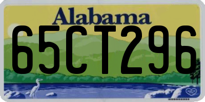 AL license plate 65CT296