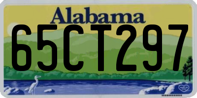 AL license plate 65CT297