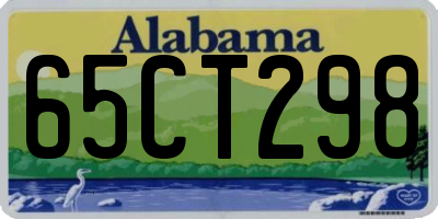 AL license plate 65CT298