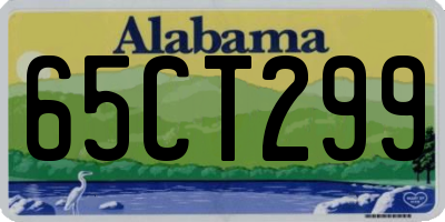 AL license plate 65CT299