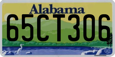 AL license plate 65CT306