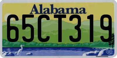 AL license plate 65CT319