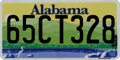 AL license plate 65CT328