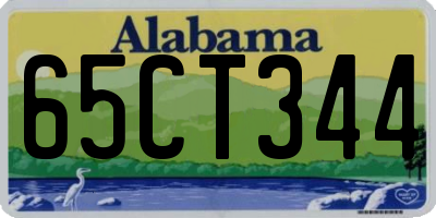 AL license plate 65CT344
