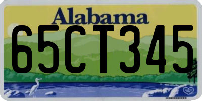 AL license plate 65CT345