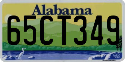 AL license plate 65CT349