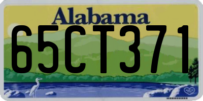 AL license plate 65CT371