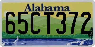 AL license plate 65CT372