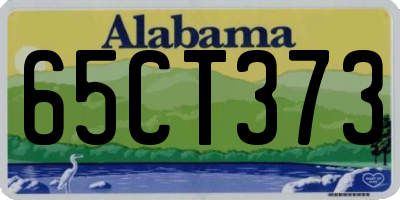 AL license plate 65CT373