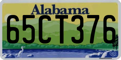 AL license plate 65CT376